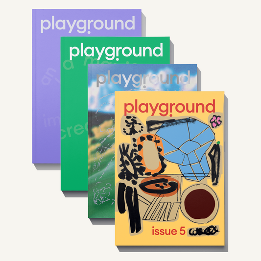 Issues 2-5 of Playground Magazine