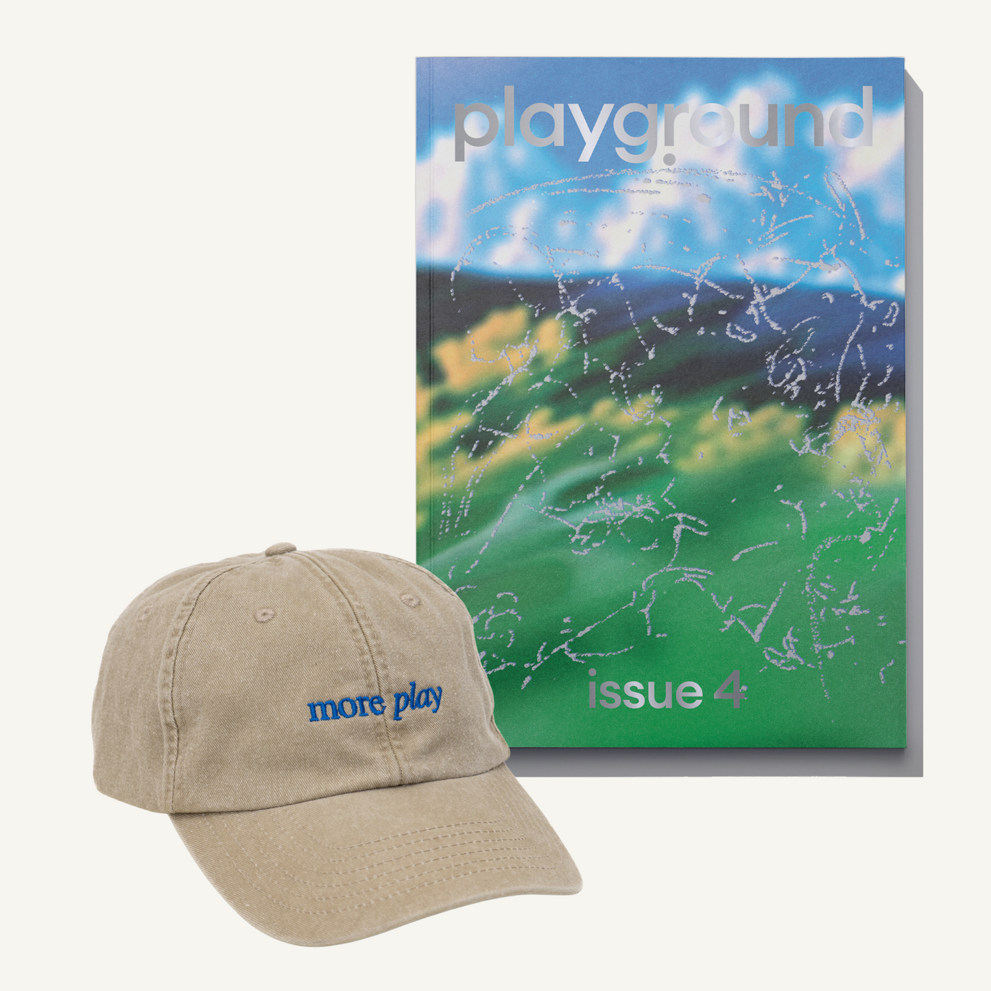 Playground Issue 4 + 'more play' cap